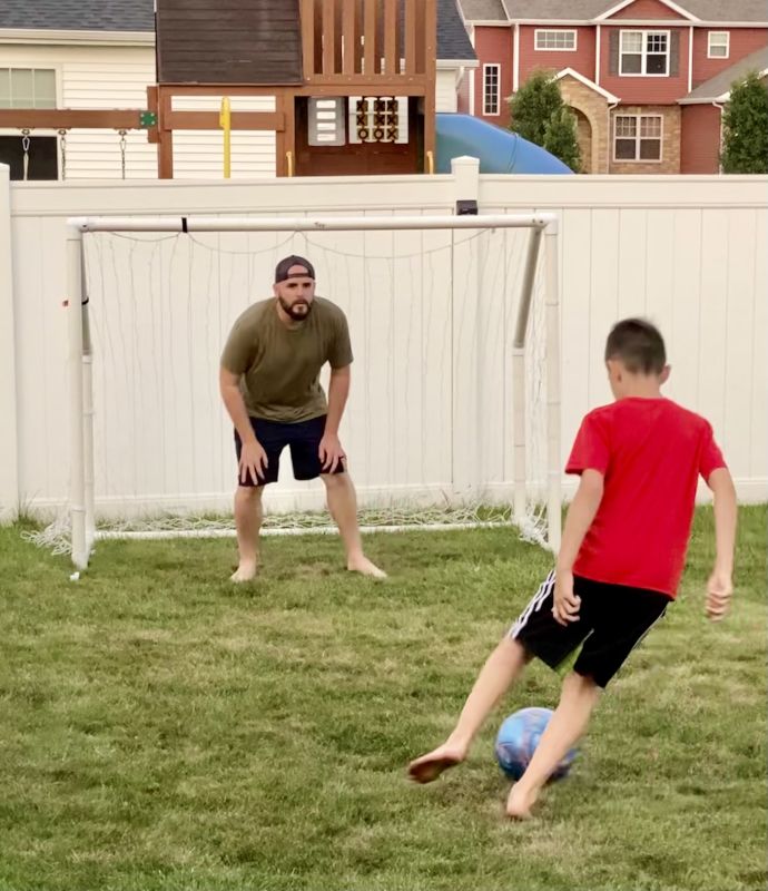 Soccer With Our Neighbor's Son