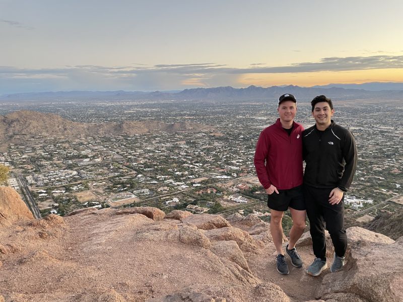 At the Summit of Camelback Mountain in Arizona