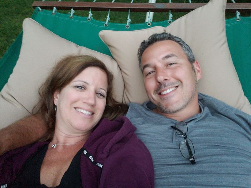 Relaxing in Our Hammock